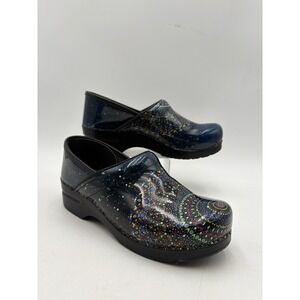 Dansko Professional Galaxy‎ Mandala Patent Clogs Size 40 EU 9.5–10 Women's